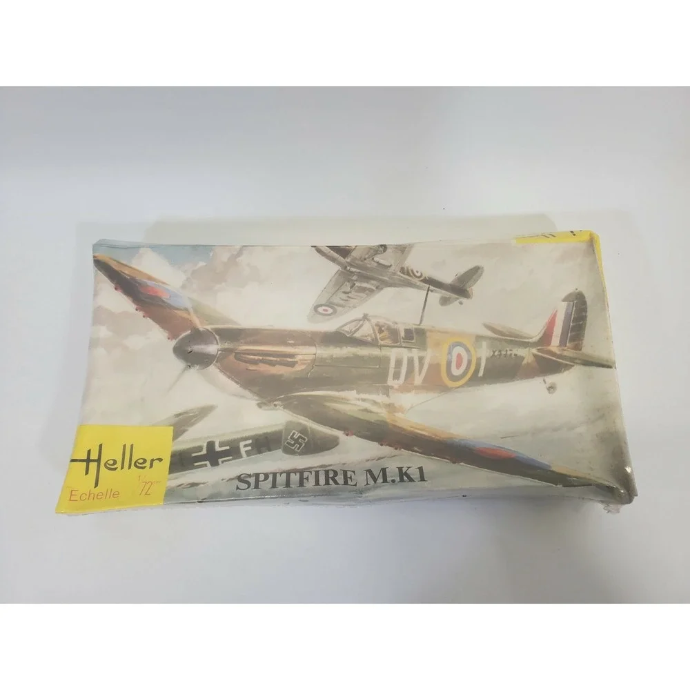 Heller L. 080 Spitfire M.K1 Jet Airplane Plane‎ 1/72 Scale Model Kit NEW